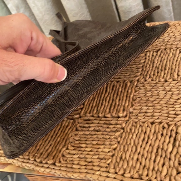 Stuart Weitzman Python Snake Skin Embossed Bag - Picture 9 of 13